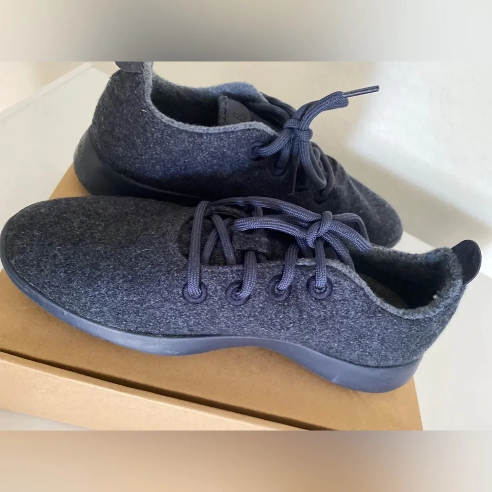 Allbirds Wool Runners Mizzle Dark Grey Sneaker Shoes Men's